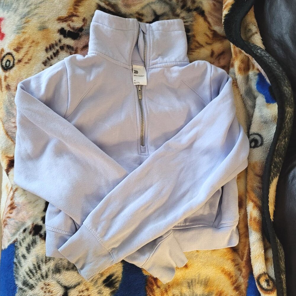 Girl's ALL IN MOTION closed sweat top longsleeve Size XS
